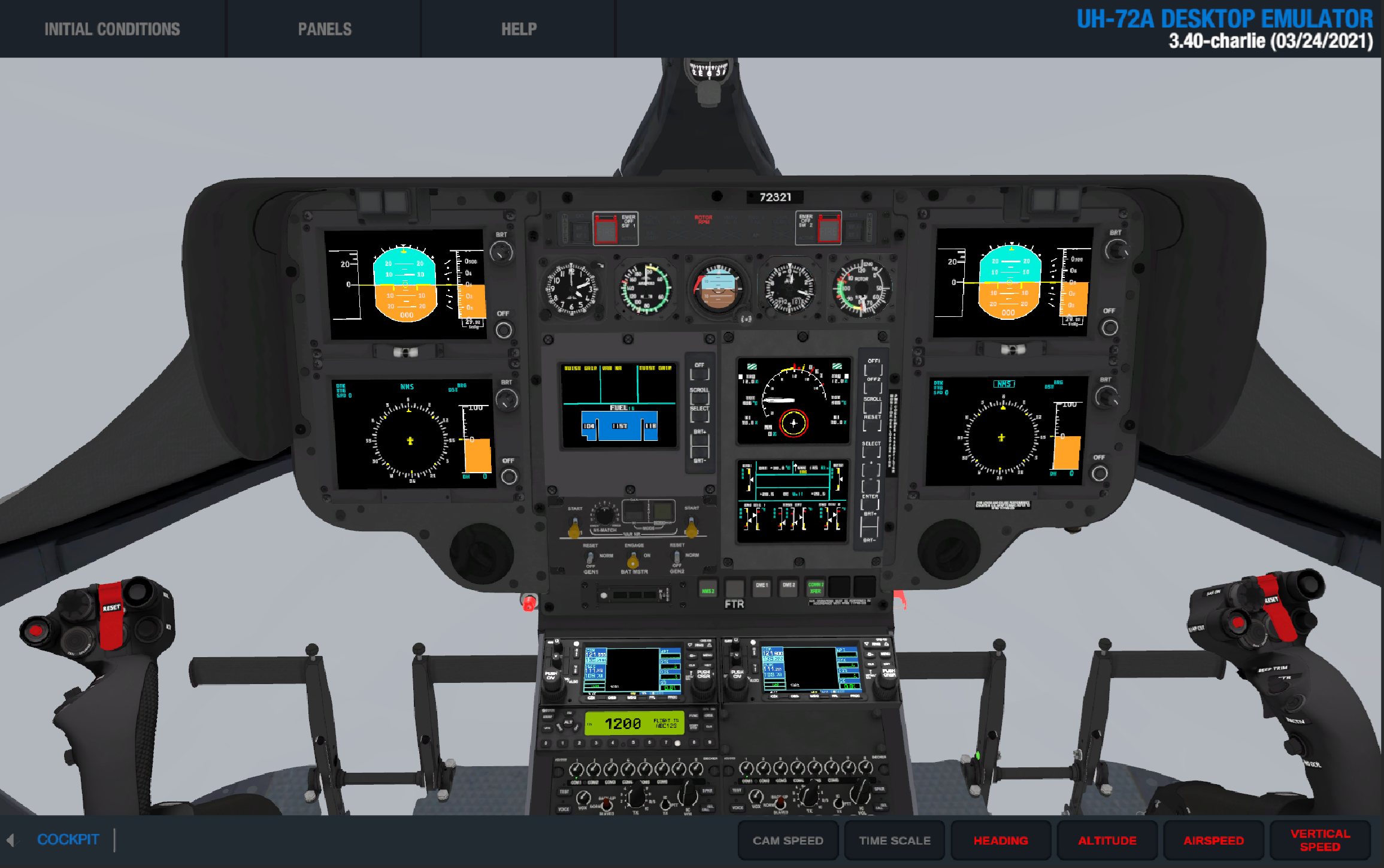 UH-72 Helicopter Simulator